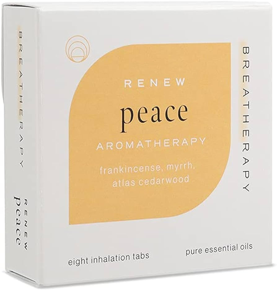 Pure Essential Oil Aromatherapy Inhalation Tabs, 8-Pack (Peace) | Amazon (US)