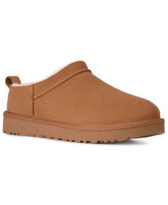 Ugg Women's Classic Micro Pull Tab Booties - Sand | Macy's