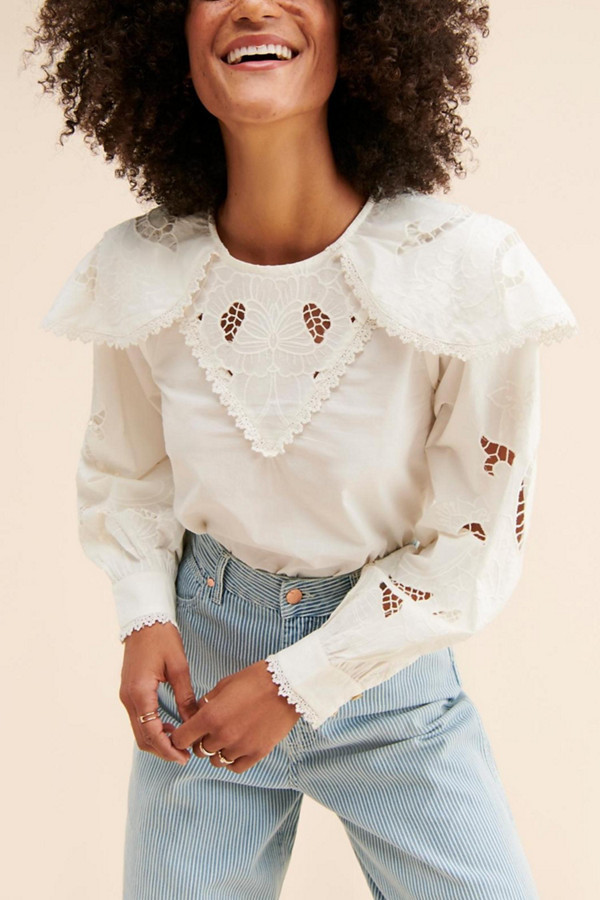 Esme Embroidered Blouse | Nuuly