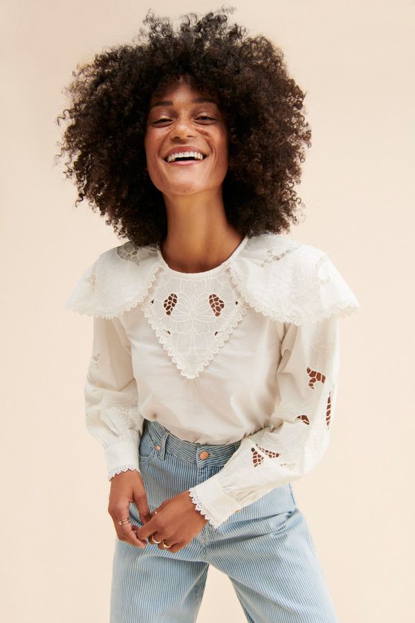 Esme Embroidered Blouse | Nuuly