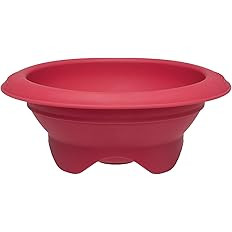 HIC Kitchen Rose Levy Beranbaum’s Baking Bowl Double Boiler, European-Grade Silicone, Red, 1.5-... | Amazon (US)