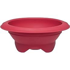 HIC Kitchen Rose Levy Beranbaum’s Baking Bowl Double Boiler, European-Grade Silicone, Red, 1.5-... | Amazon (US)