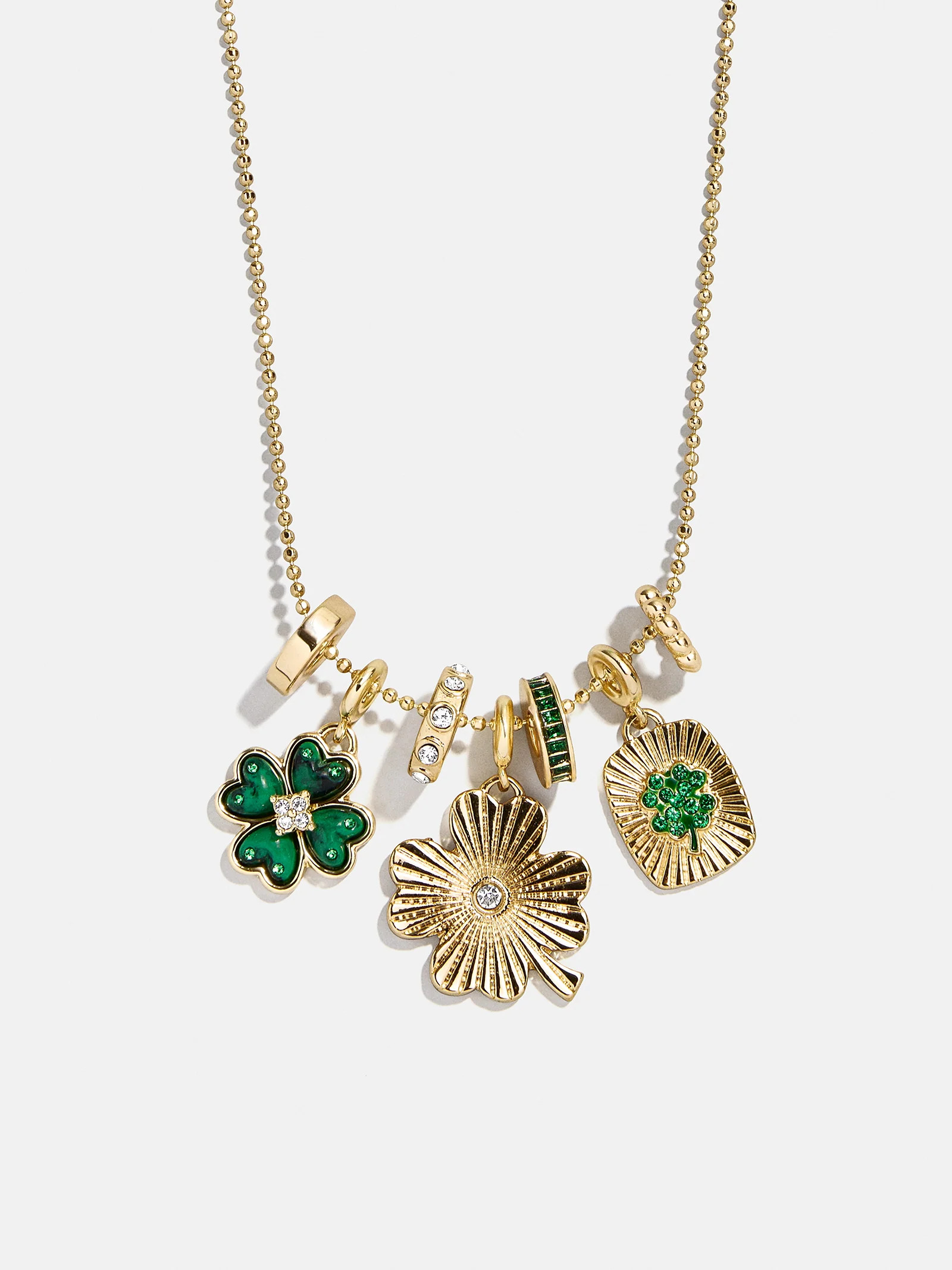 Lucky Clover Charm Necklace - Clover | BaubleBar