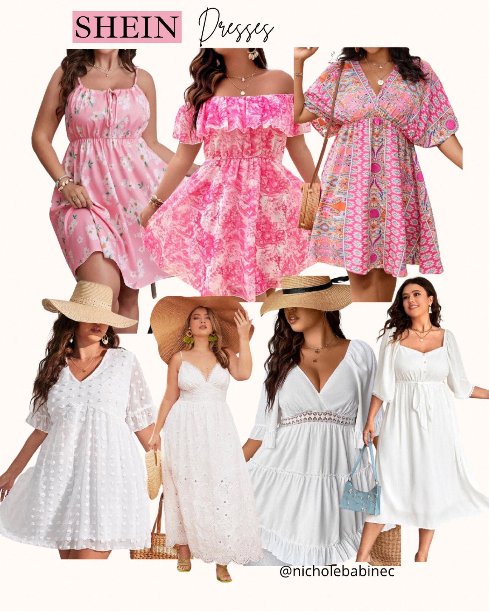 Pink or white? So many cute styles and always affordable at Shein - these dresses are offered in a range of plus sizes. 

#LTKFind #LTKunder50 #LTKcurves