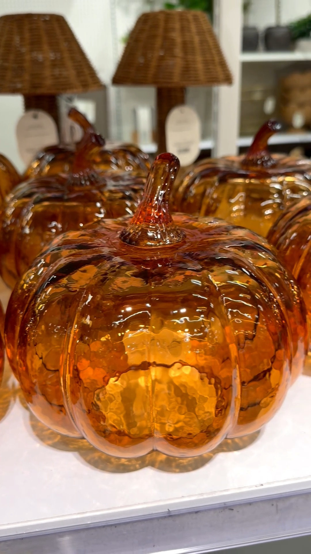 I love a glass pumpkin. 🎃 Display it as-is, or pop a flameless votive inside for a glowy look. This one’s perfect for an entryway, kitchen island, coffee table, home office, or nightstand.

And if you’re a mosaic artist, this would also make a fun substrate for your tile work. For mosaic tips, tutorials + inspiration please visit my YouTube channel: YouTube.com/julieweilbacher, and follow @julieweilbacher on Instagram.

#glasspumpkin #falldecor #falltabletopdecor #target #mosaic #orangeglasspumpkin #pumpkinvotive #falltablescape

#LTKHome #LTKSeasonal