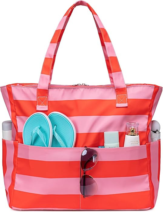 Bluboon Waterproof Beach Tote Pool Bags for Women Ladies Extra Large Carry On Bag With Wet Compar... | Amazon (US)