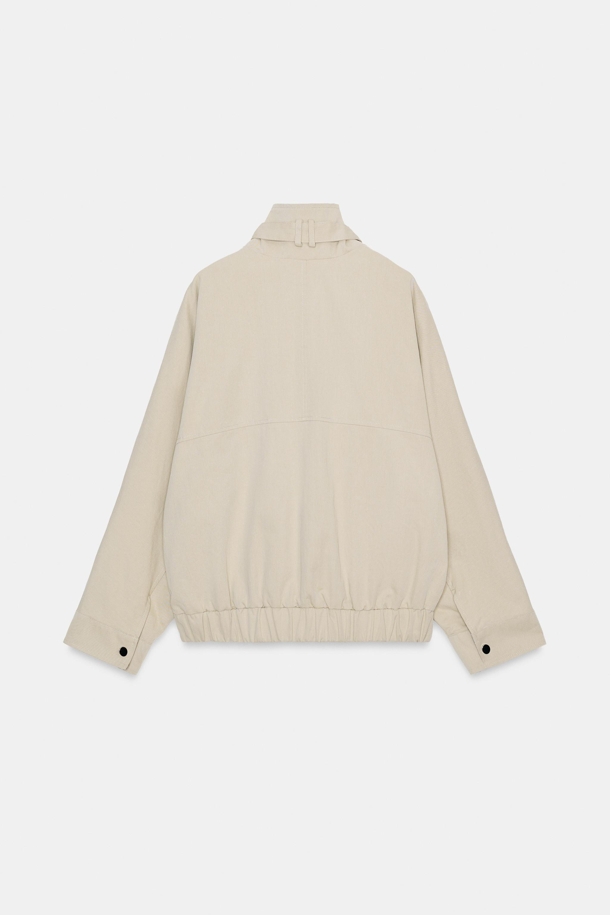 VESTE BOMBER OVERSIZE À COL MONTANT | Zara FR