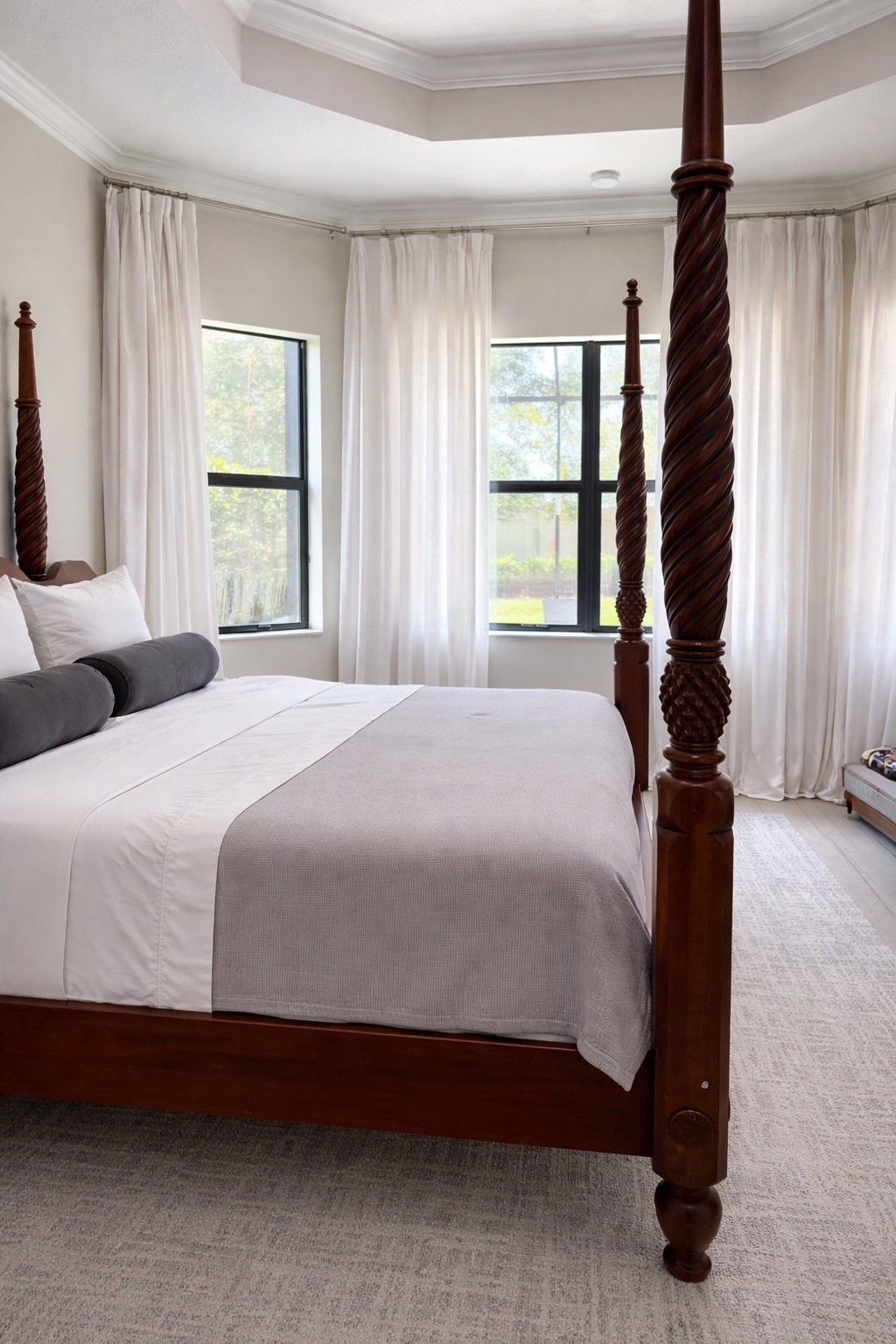 #bedding #curtains #pleatedcurtains #bedframe #bed #rug #neutralrug 

#LTKHome #LTKSaleAlert