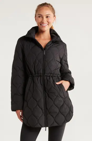 Skyline Longline Quilted Jacket, Valentine’s Day Outfit, casual Style | Nordstrom