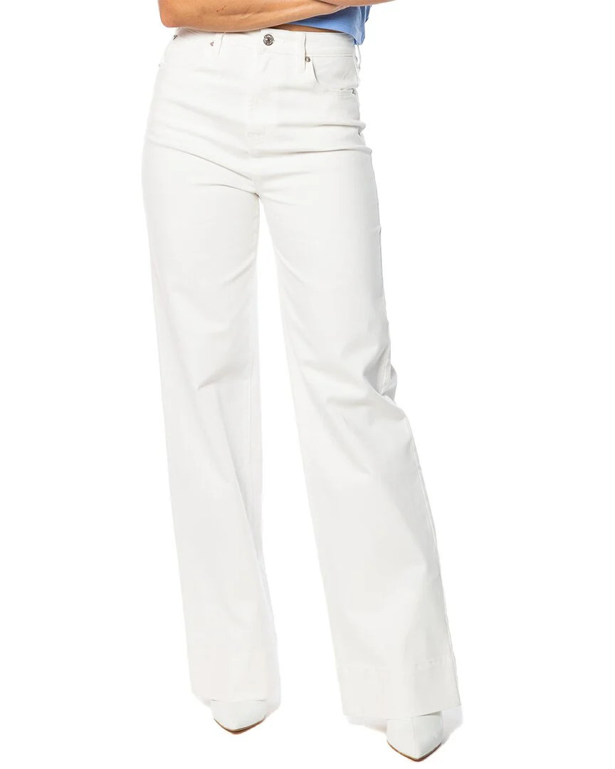Juicy Couture Wide Leg White Jean | Shop Simon