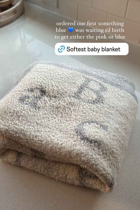 The coziest ABC blanket for our boy 💙 I love this brand, always the softest material. Lots of gorgeous neutral tones available, I got the ocean/cream

#LTKBaby #LTKBump #LTKFamily