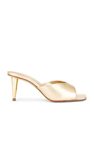 Schutz Dethalia Pin Heel Sandal in Platina from Revolve.com | Revolve Clothing (Global)