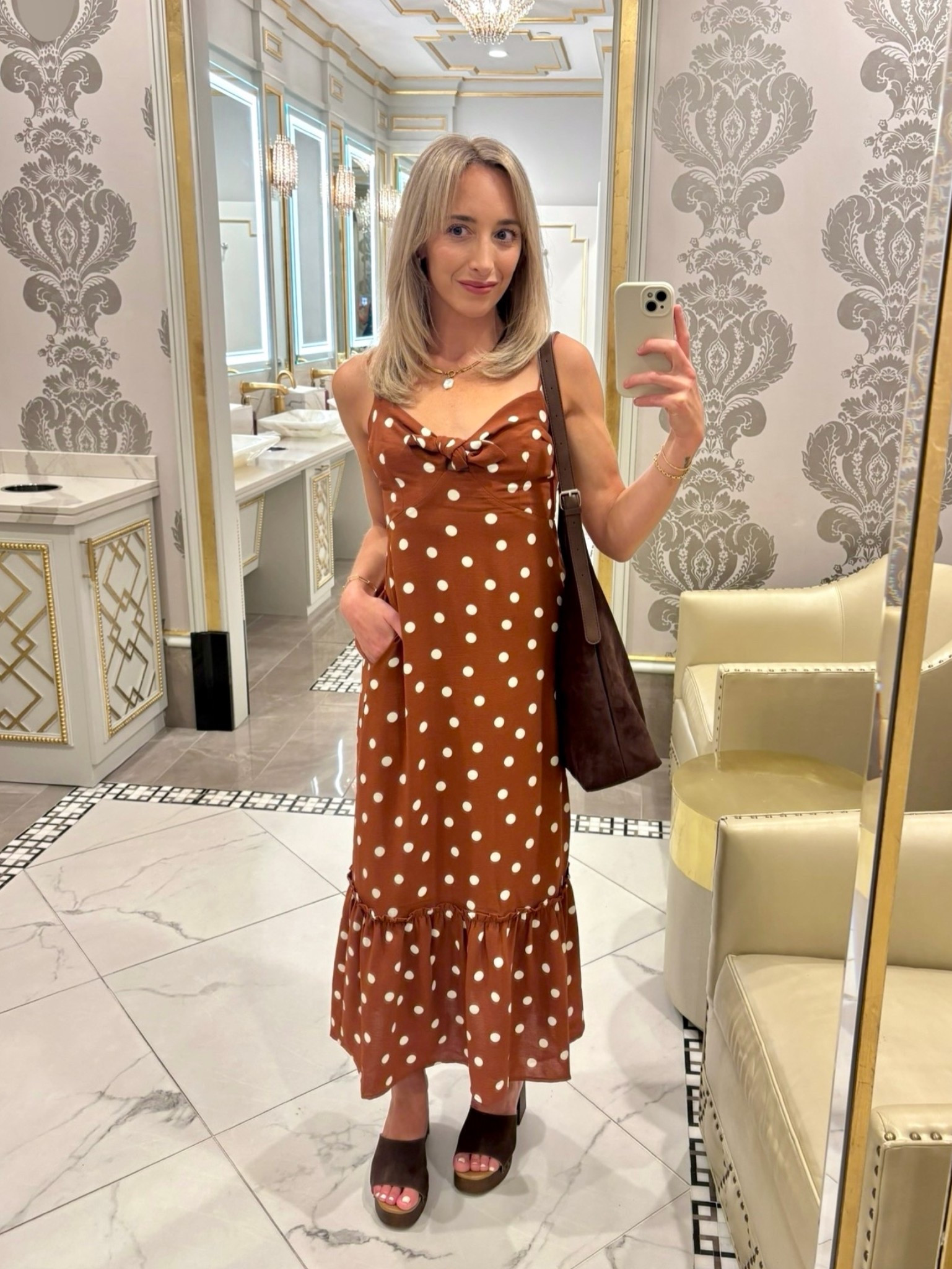 Trending Fashion for Fall 2026 . . . 
🍂  Warm, Neutral Fall Colors 
🤎  Brown Suede Accessories
👡  Chunky Clogs / Mules
👙  & Polka Dots!

.
.
summer dresses 
fall outfits
back to school outfit
polka dot dresses
summer outfits over 40
date night outfit
travel outfit
fall clogs 
suede mules
women’s fall shoes
Fall purses
suede hobo bags

#LTKootd #LTKSeasonal #LTKgrwm