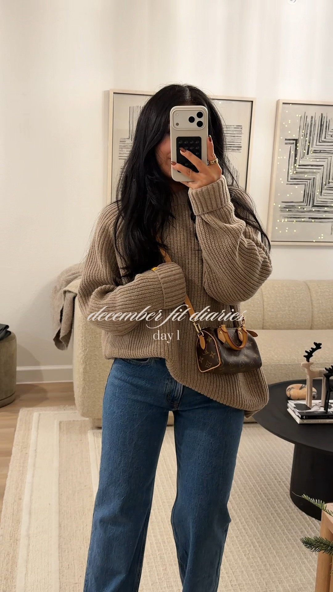 Cozy fit! 🐻👜🤎