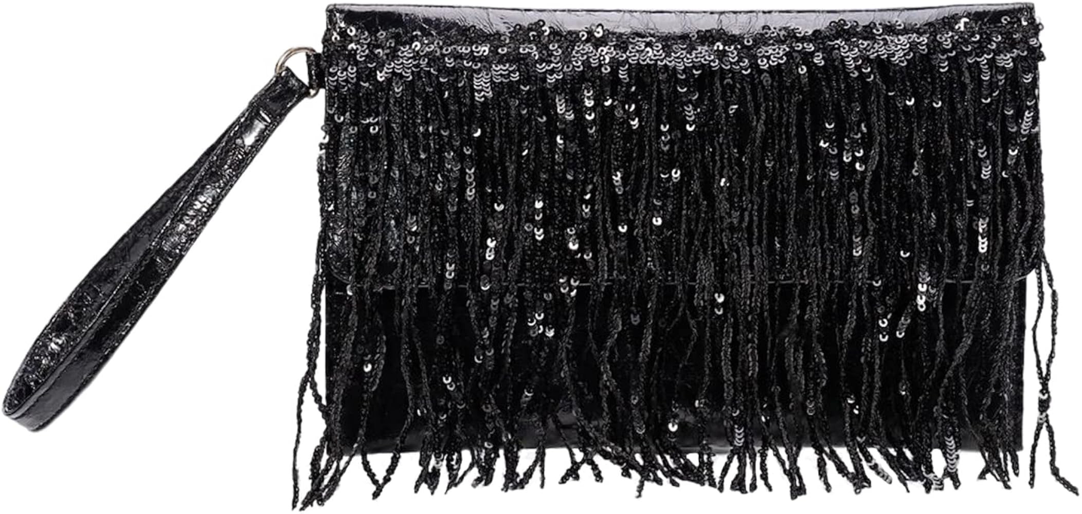 KUANG! Women Sparkling Glitter Evening Clutch Handbag Clutch Bag Sequin Tassels Purse Handbags fo... | Amazon (US)