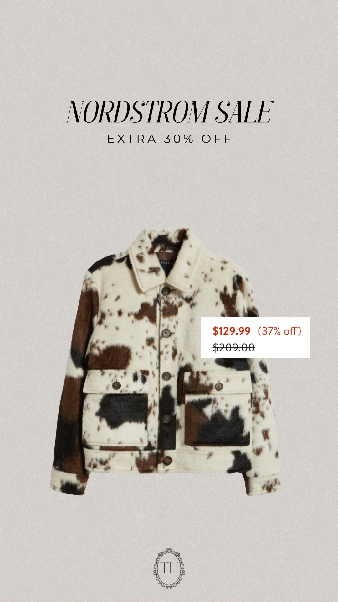 Last day of the Nordstrom sale — it ends tonight! 🐆 My favorite animal print jacket is marked down and it’s such a steal. Perfect for cozy, chic winter looks. Don’t miss out! ✨ #NordstromSale

#LTKStyleTip #LTKGiftGuide #LTKFindsUnder100