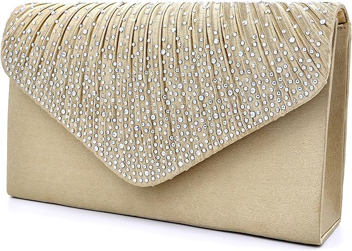 Nodykka Purses and Handbags Envelope Evening Clutch Crossbody Bags Classic Wedding Party Shoulder... | Amazon (US)