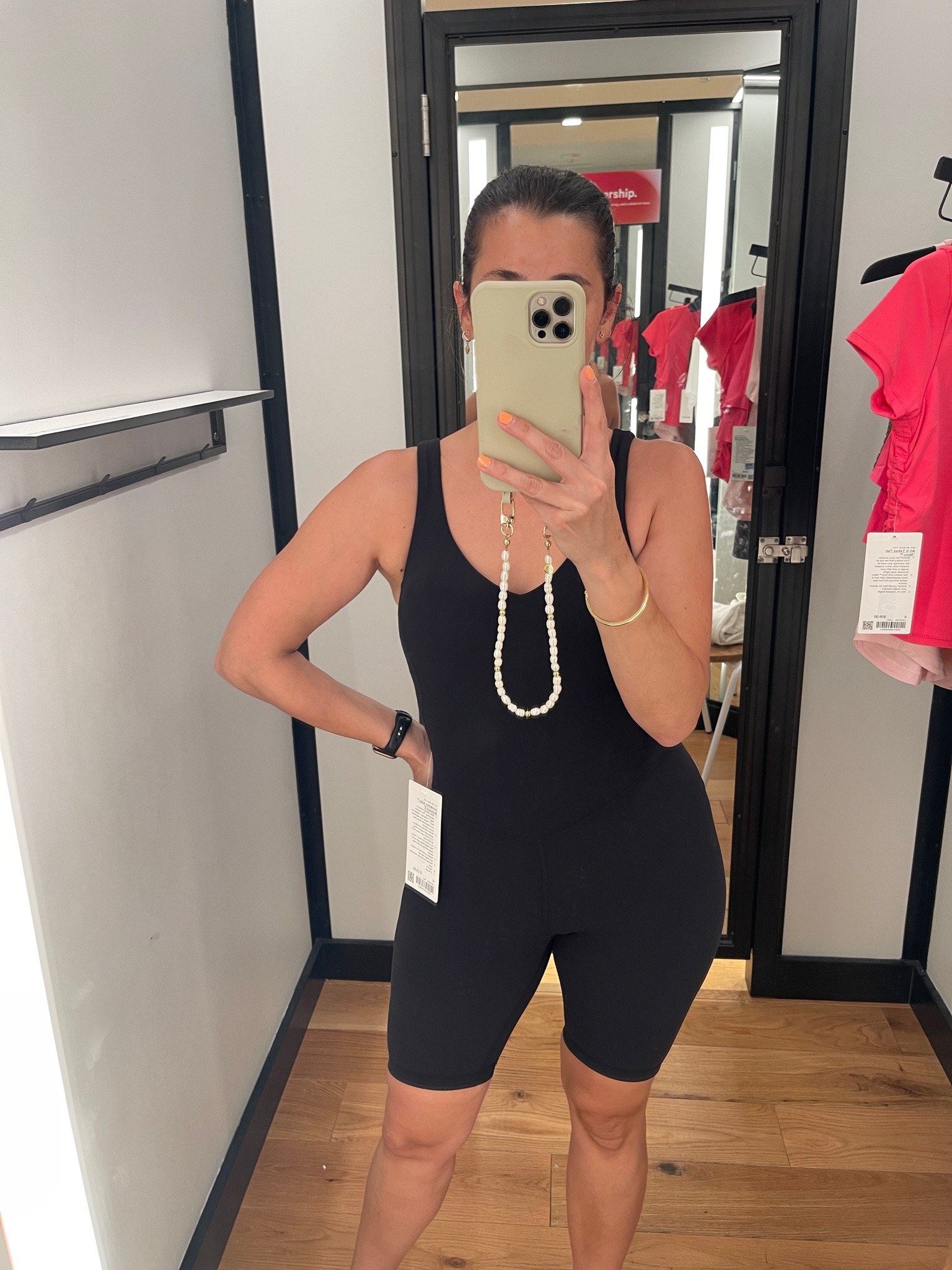 Lululemon unitard / I’m wearing size 4 and shorts are the 8” length / they also come in a 6” length and in other colors! Love the snug fit and quality. Comes with removable pads 

#LTKFind #LTKfit #LTKSeasonal