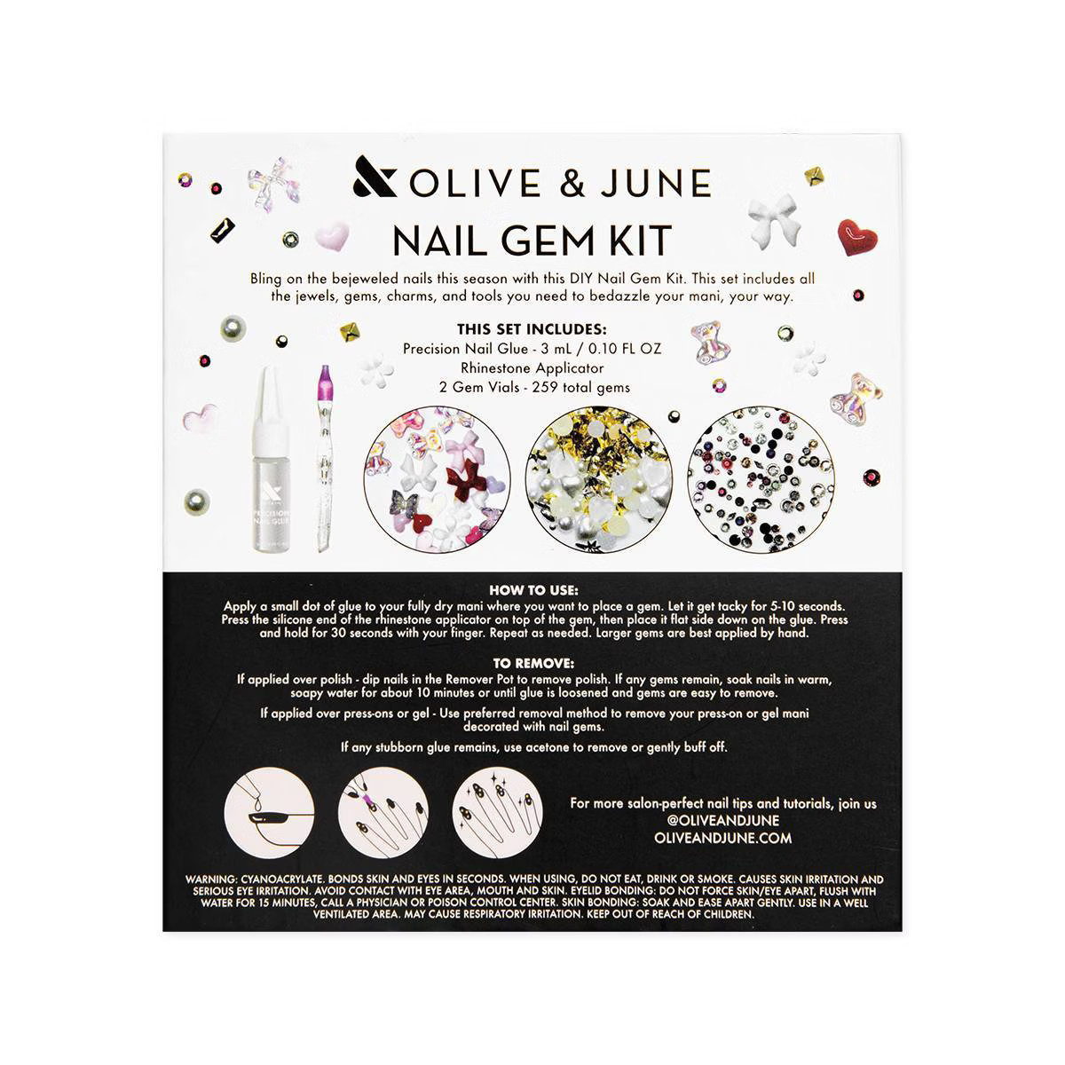 Olive & June Mini Mani Nail Polish Gift Set - DIY Jewelry - 5ct | Target