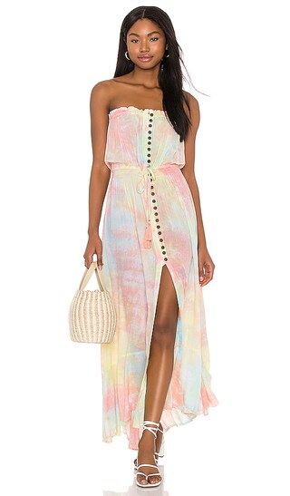 Ryden Dress in Bleached Rainbow Smoke | Revolve Clothing (Global)