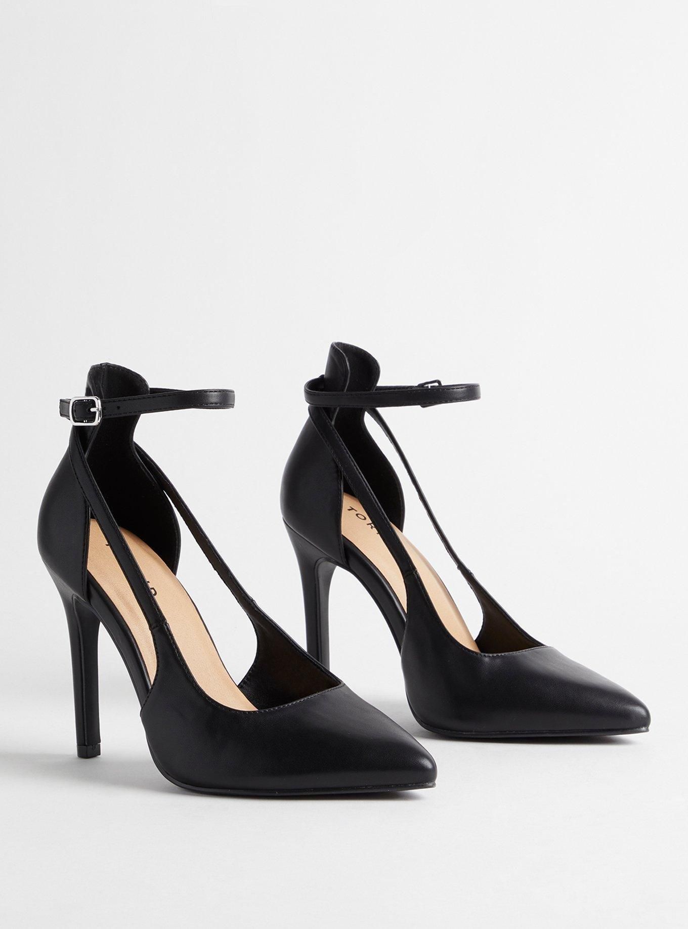 Pointed Toe Ankle Strap Stiletto (WW) | Torrid (US & Canada)