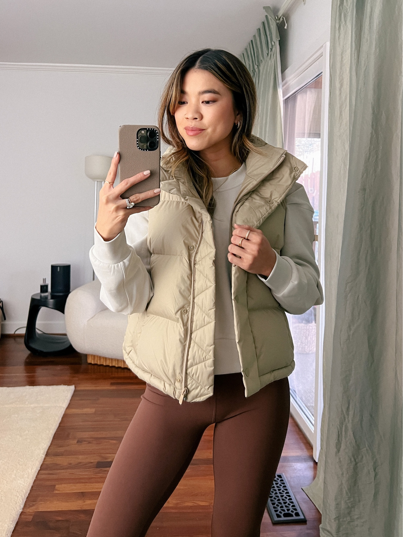 Size 4 in vest, sweatshirt & flare leggings #lululemon

#LTKfit #LTKFind #LTKstyletip