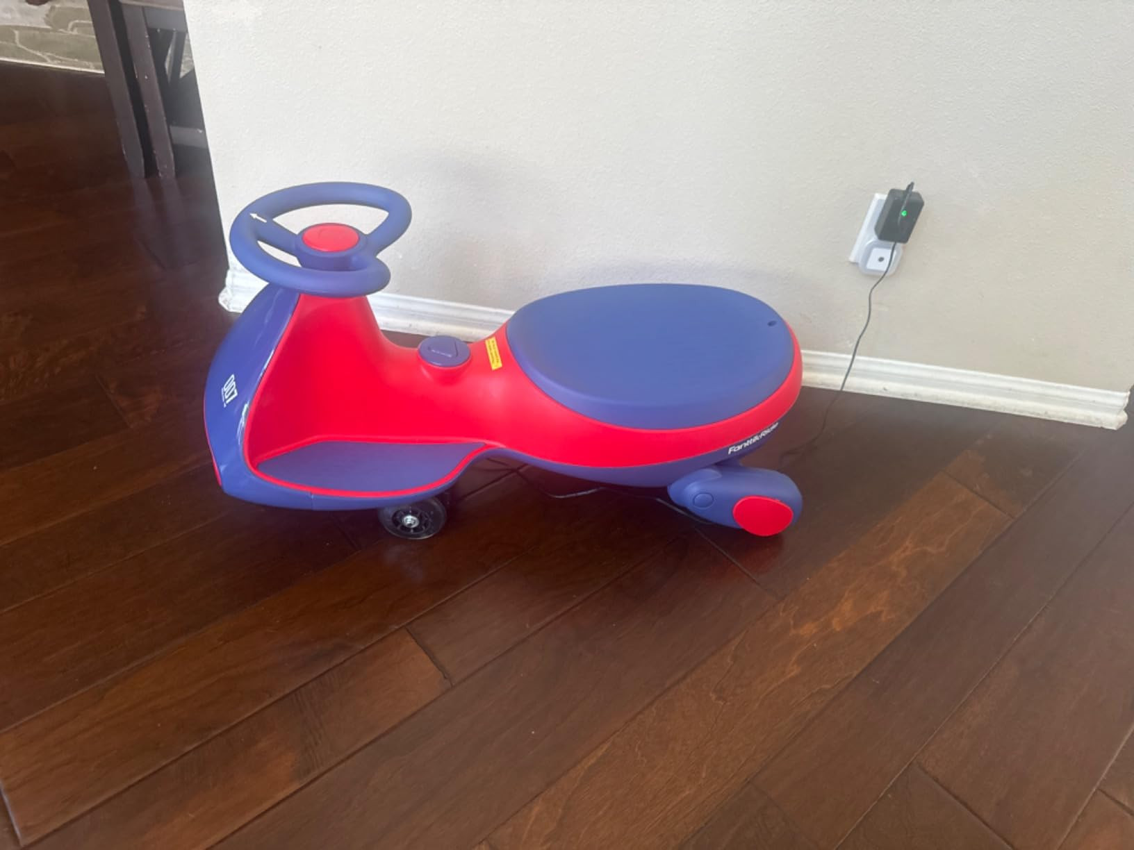 FanttikRide 12V N7 Pro Electric Wiggle Car with Pedal, Rechargeable Battery, 2 in 1 Swing Car, 2 Speed Ride On Toy, Anti-Rollover, Flashing Wheels, Bluetooth, for Ages 3 and Up, 150 Lbs, Blue | Amazon (US)