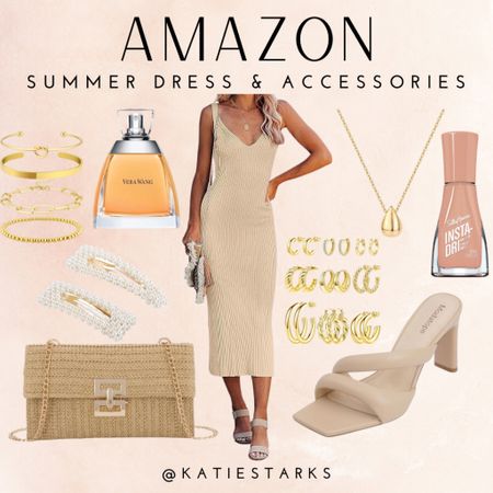 Summer dress and accessories - all from Amazon! 

#LTKStyleTip #LTKSaleAlert #LTKFindsUnder50