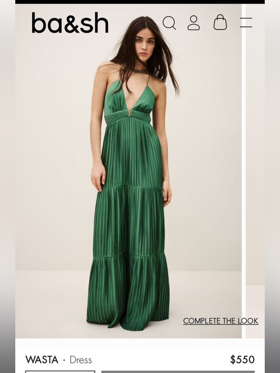ba&sh wasta dress
Pleated green maxi dress | Poshmark