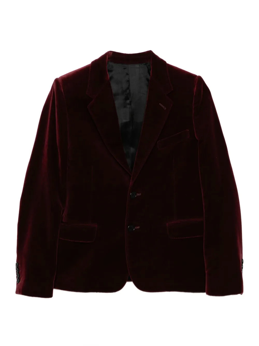 Celine Pre-Owned velvet blazer - Red | Farfetch Global