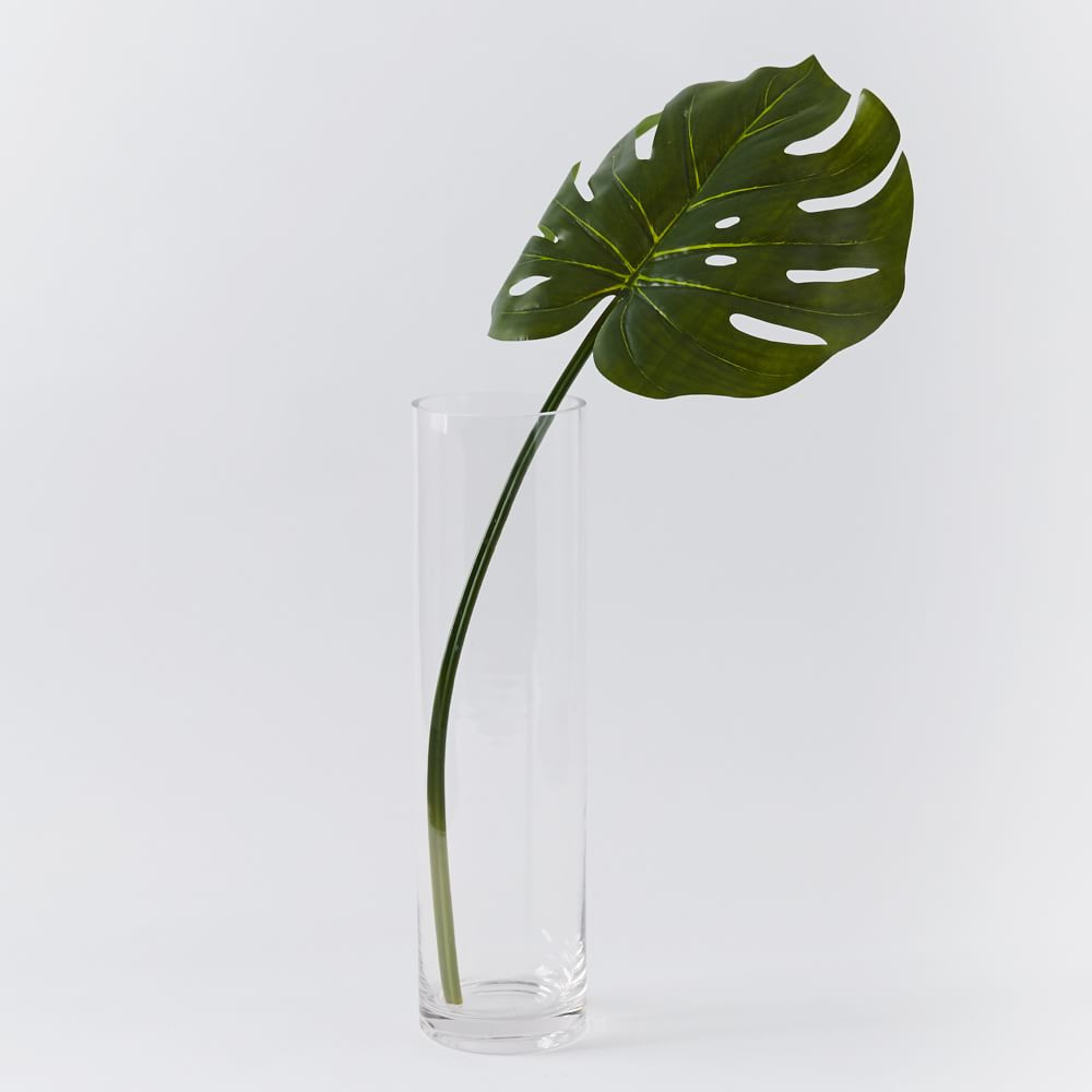 Faux Green Monstera Leaf Stem | West Elm (US)