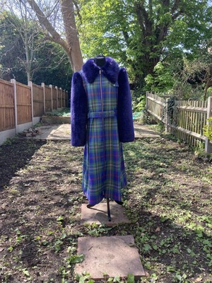 Stunning Shrimps Faux Fur Tartan Maxi Coat, Sz 16, BNWOT-Completely sold out!  | eBay | eBay UK
