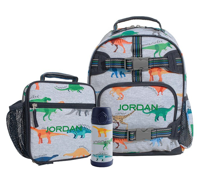 Mackenzie Finn Dino Backpack & Lunch Bundle, Set of 3 | Pottery Barn Kids