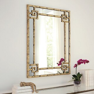 Athena Mirror, Greek Key Cast Aluminum | Ballard Designs | Ballard Designs, Inc.