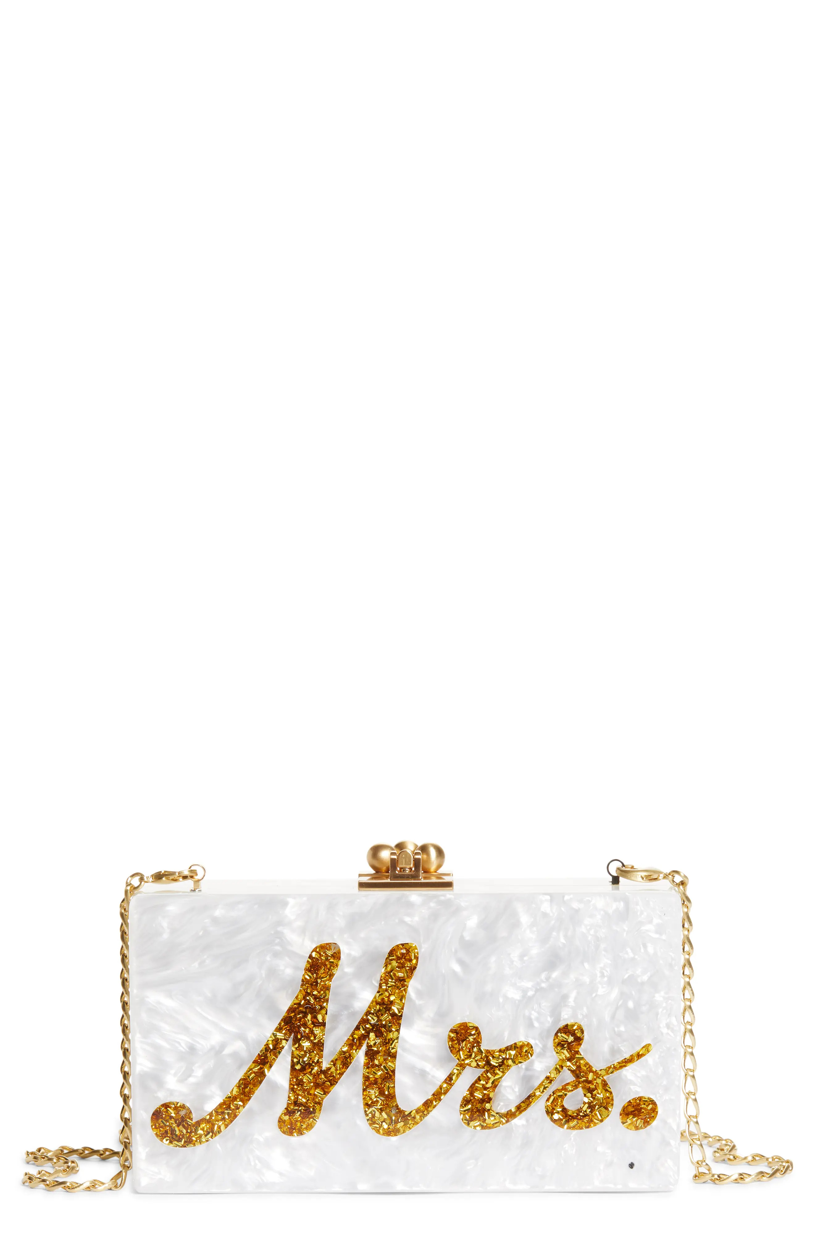 Edie Parker Jean Mrs. Box Clutch - White | Nordstrom