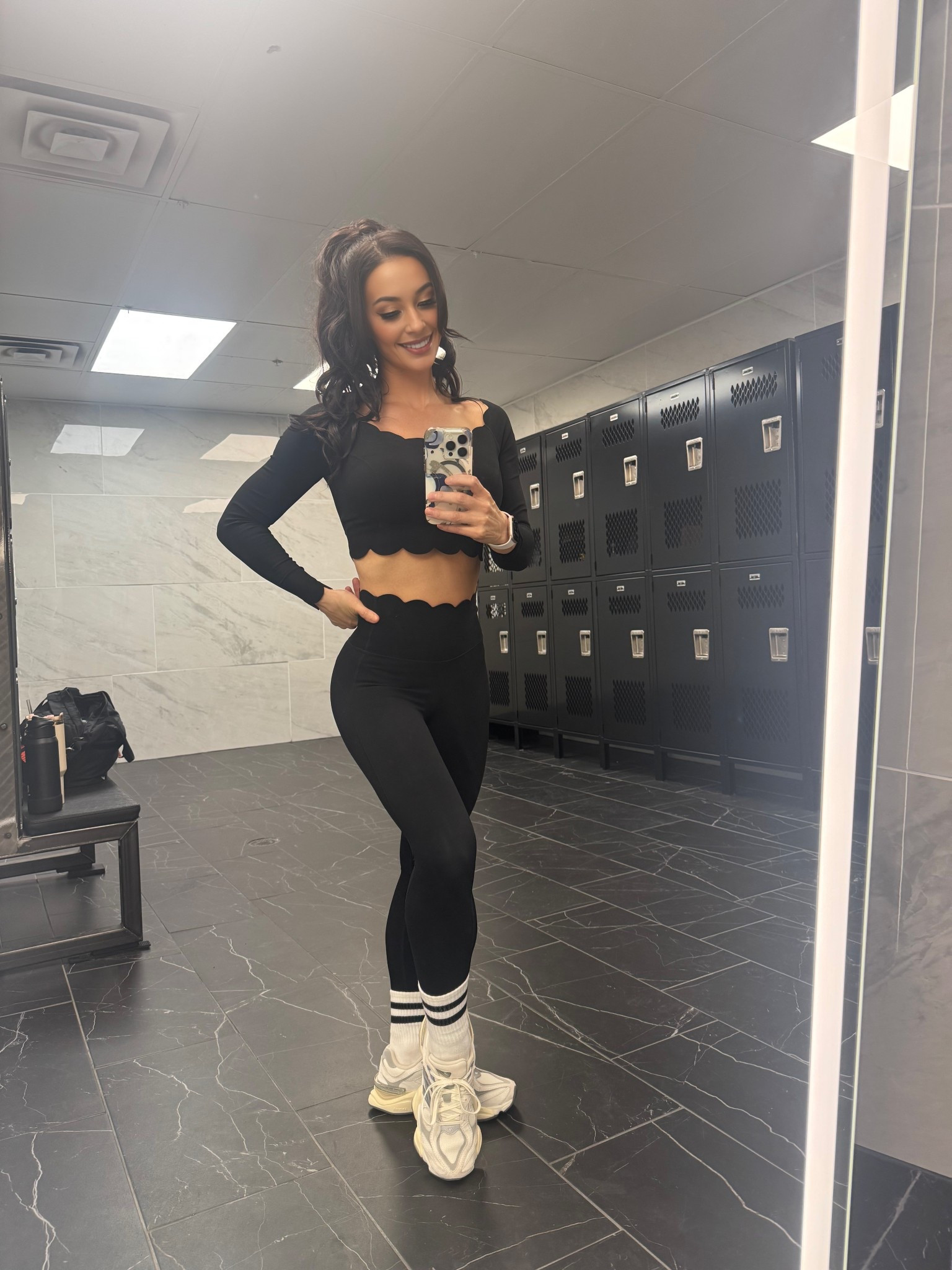 Wiskii Scallop off shoulder top and leggings are so 👩🏻‍🍳🤌🏼

The scallop detail elevates the look! 

#LTKfitnessgoals #LTKootd #LTKGiftGuide