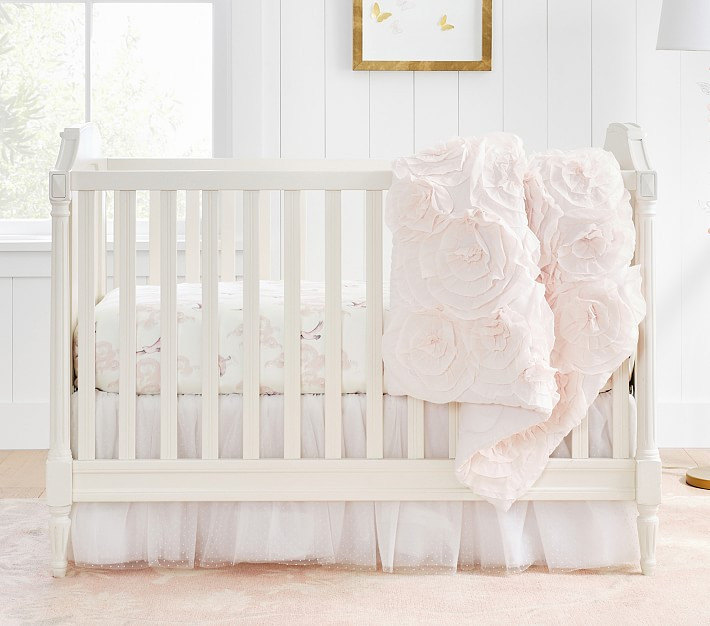 Monique Lhuillier Rosette Baby Quilt | Pottery Barn Kids