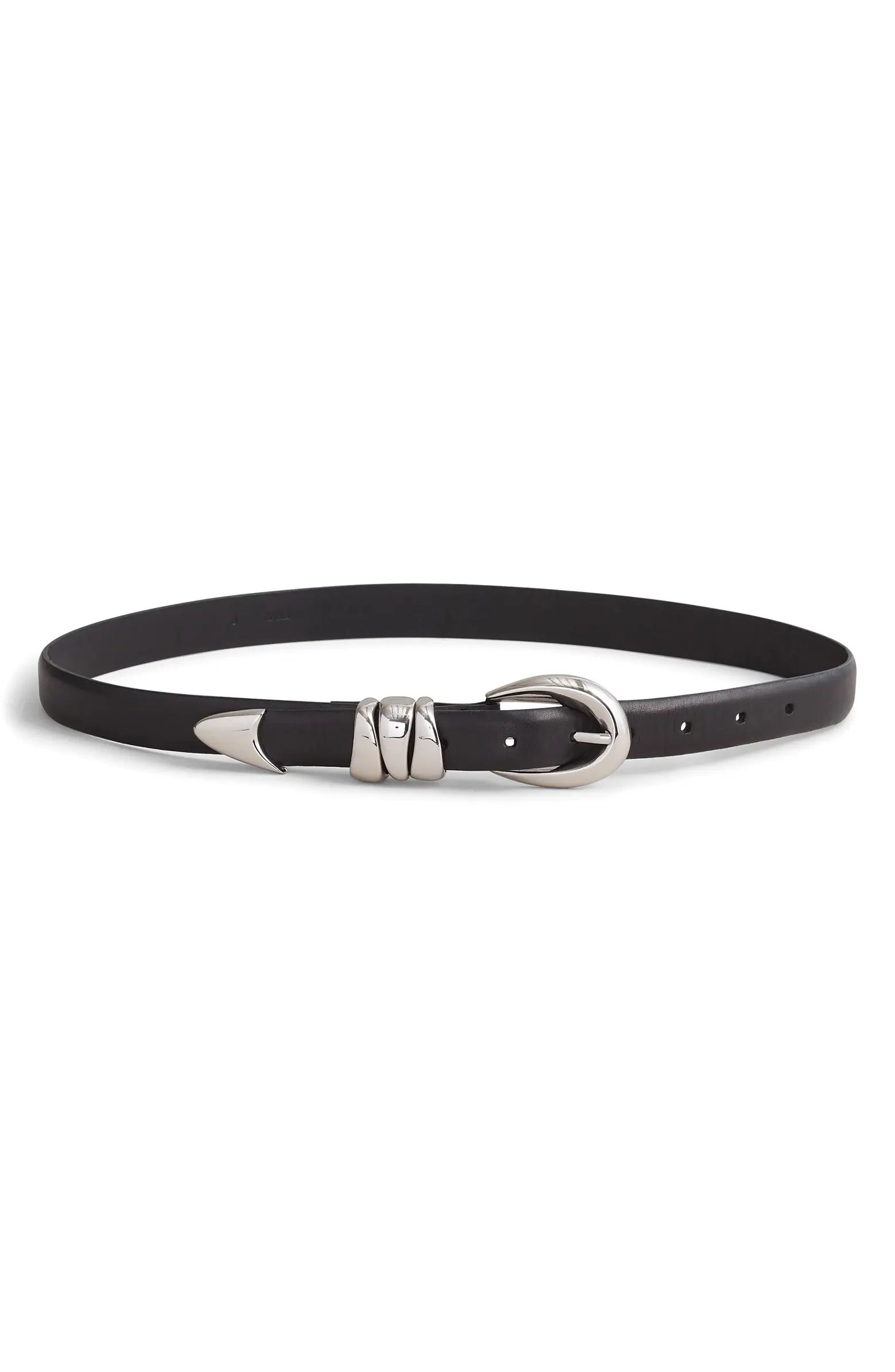 Madewell Chunky Metal Leather Belt | Nordstrom | Nordstrom