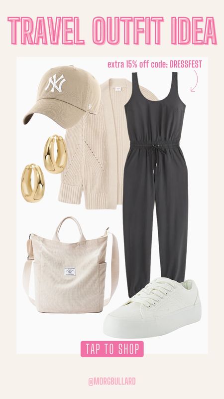 Travel Outfit | Travel Look | Jumpsuit | Abercrombie Sale | Abercrombie Jumpsuit 

#LTKtravel #LTKsalealert #LTKunder100