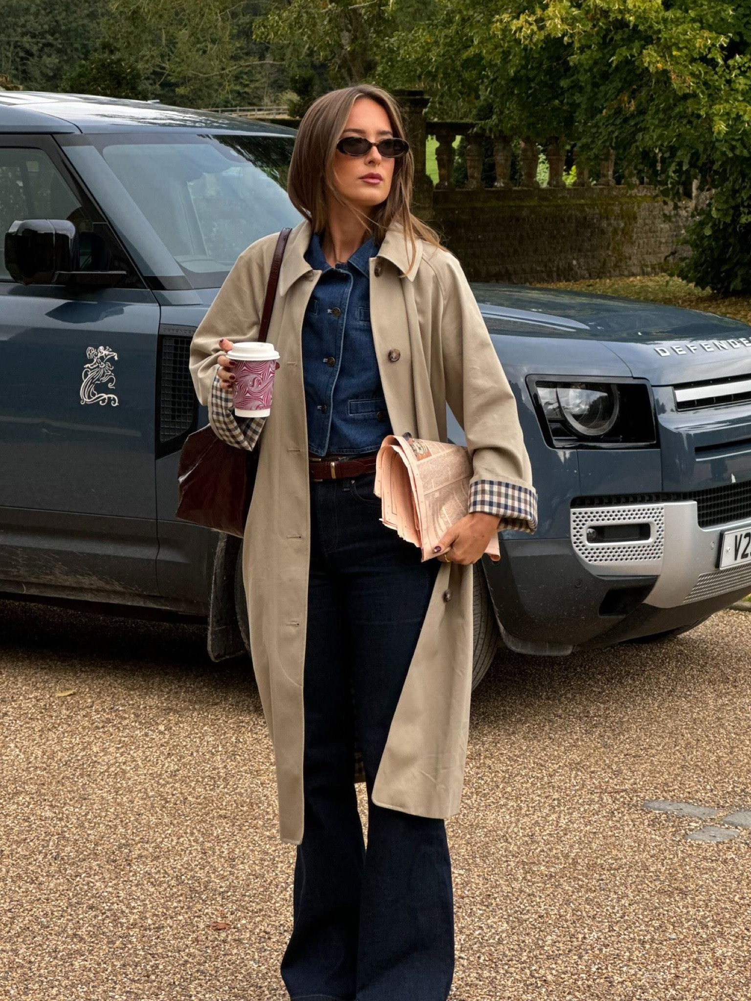 Sezane, Lioness, Trench Coat, Jeans Shirt, Bootcut Jeans, Burgundy Belt, Burgundy Bag, Autumn, Autumn Outfits, Burgundy

#LTKeurope #LTKstyletip #LTKautumn