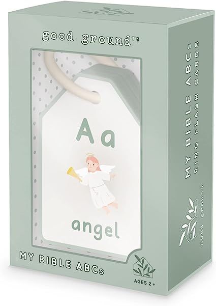 Bible ABC Flash Cards Preschool Sunday School Toys Christian Homeschool Alphabet Ring Cards Toddl... | Amazon (US)