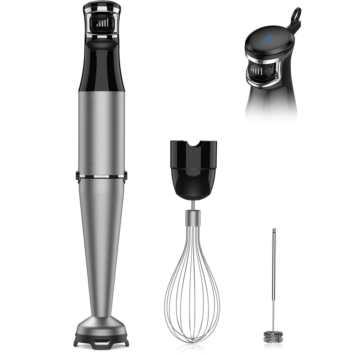 Immersion Blender Handheld 1100W 3 in 1 Corded Stick Hand Blenders for Kitchen with Trigger Speed... | Amazon (US)