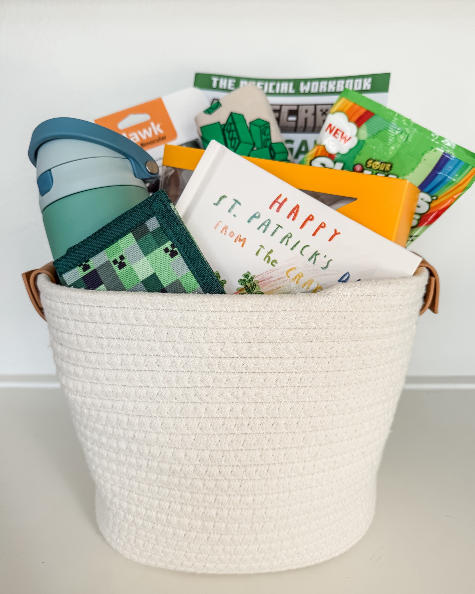 Here’s what I chose for my son’s St. Patrick’s Day Lucky Basket this year! 

He’s into Minecraft legos art and being outside, so I picked items he would love!

Everything is from Walmart @Target and @amazonfindsandfashion 

#LTKspring #LTKSeasonal #LTKKids