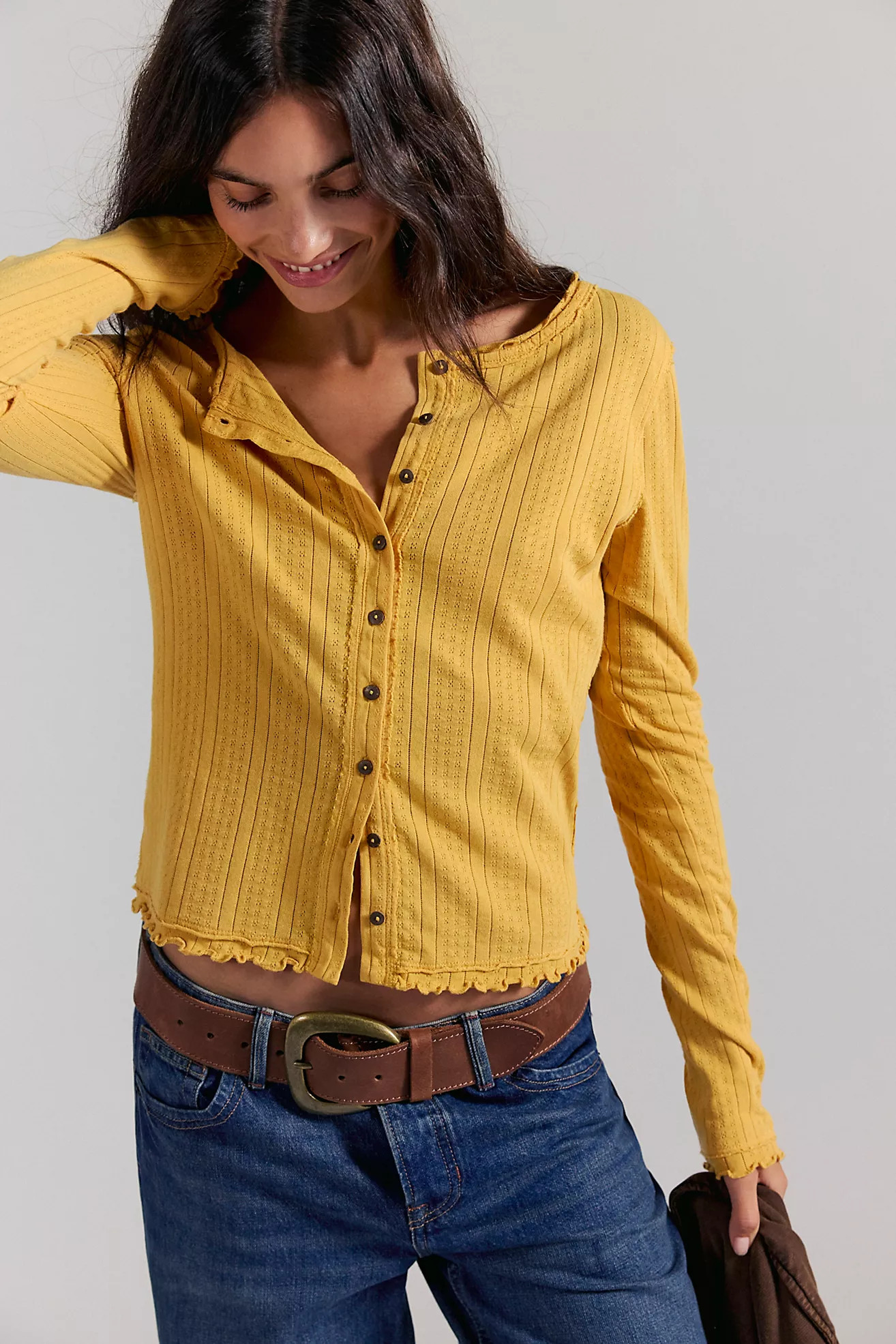 We The Free Penny Pointelle Cardi | Free People (Global - UK&FR Excluded)