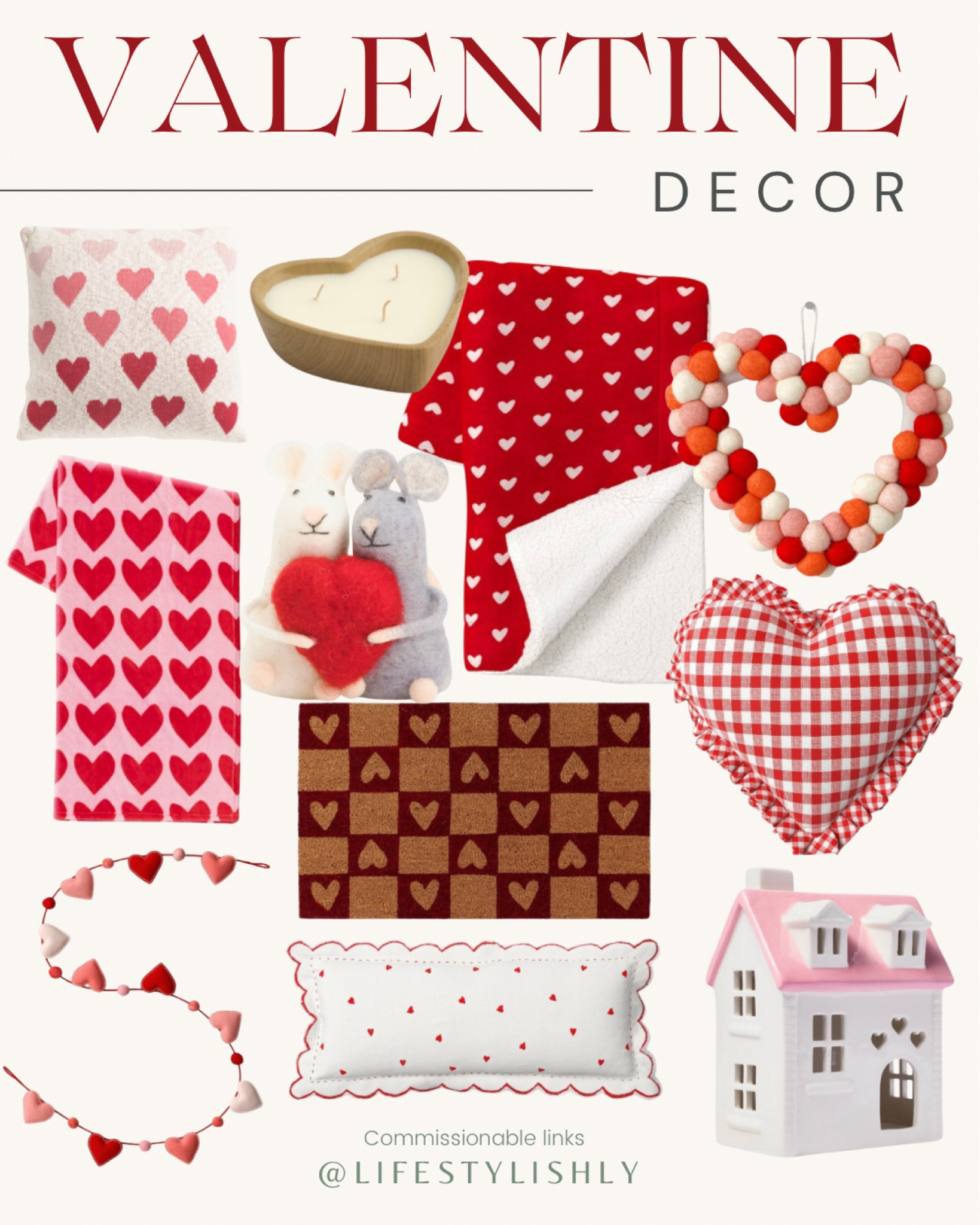 Valentines decor from TJMaxx, Marshalls, and Target! Love all these heart pillows, blankets, shelf decor, garlands, and more! 
#Targethome #Marshallshome #TJMaxxhome

#LTKhome #LTKSeasonal #LTKsalealert