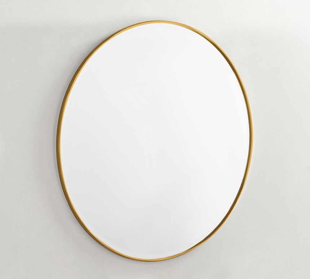 Vintage Round Mirror with D-Ring Mount | Pottery Barn (US)