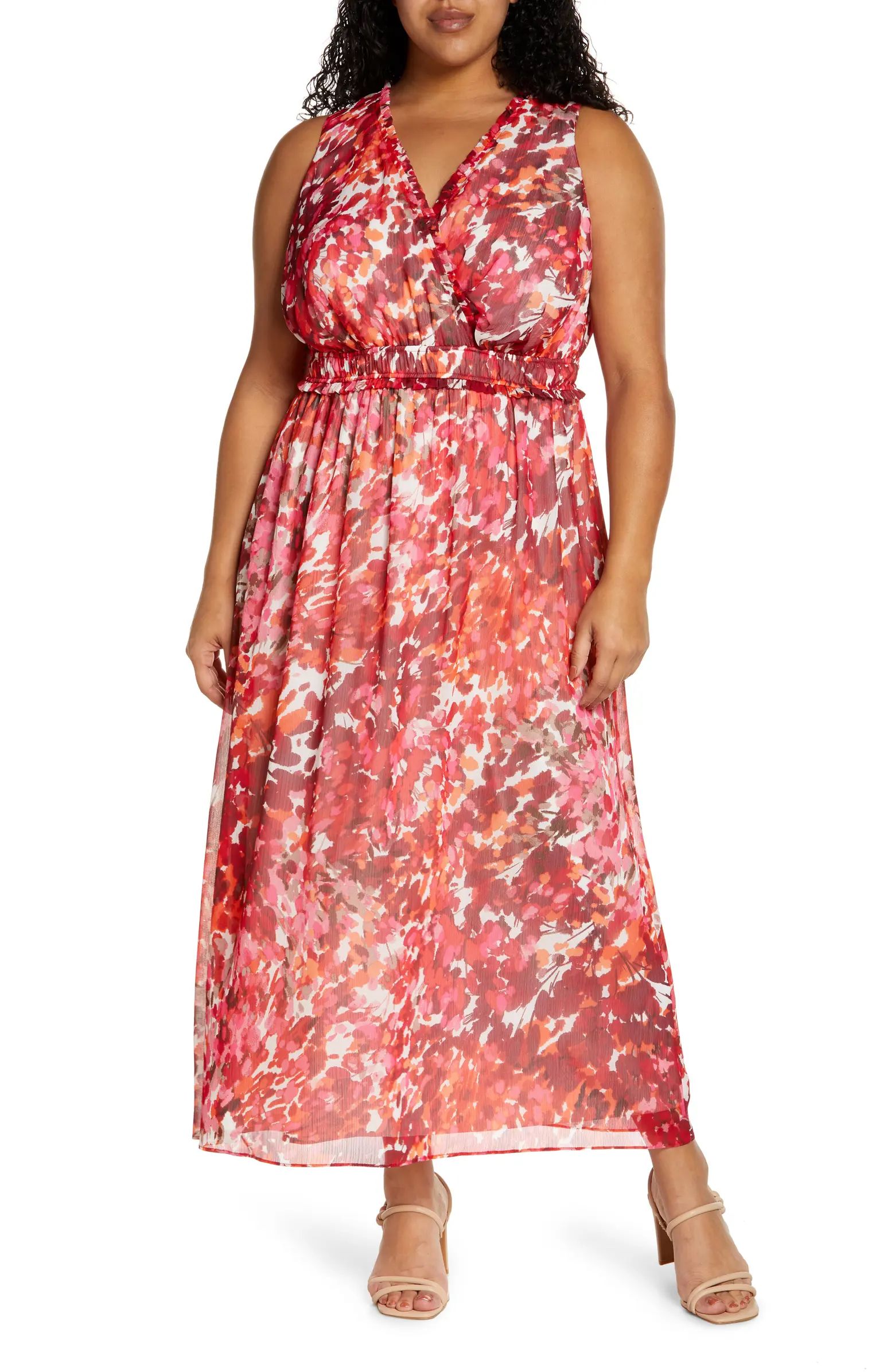 Maggy London Floral Sleeveless Maxi Dress | Nordstrom | Nordstrom