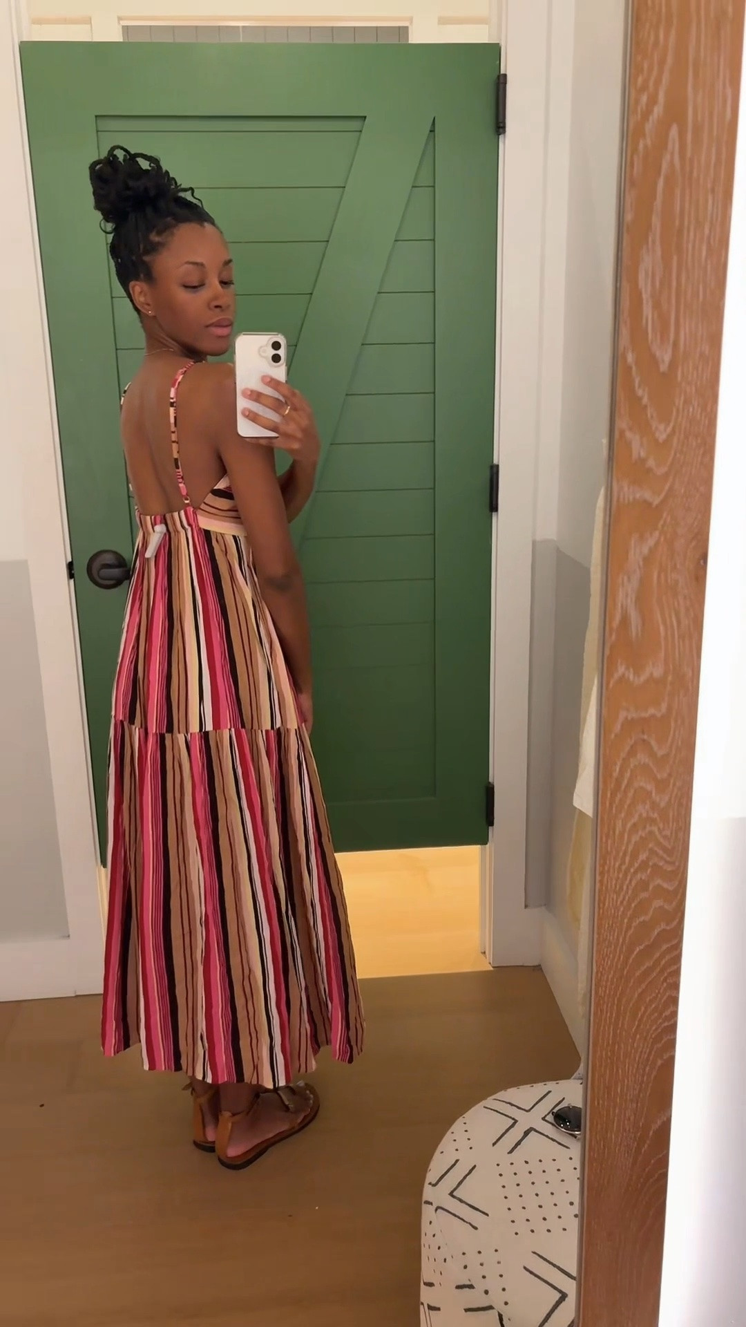 Just love the beach vibes I’m getting from this dress. Love the bright colors and stretchy material. Adjustable straps and the low back line . So good.

#LTKSeasonal #LTKTall #LTKootd