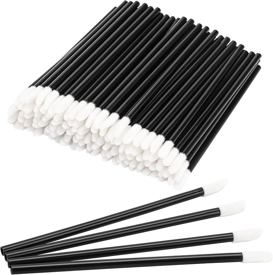 300 Piece Disposable Lip Wands - Lip Brushes, Lipstick & Gloss Applicators - Lint Free Makeup App... | Amazon (US)
