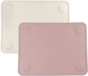 WeeSprout Silicone Suction Placemats for Babies, Toddlers & Kids, Durable Food Grade Silicone wit... | Amazon (US)